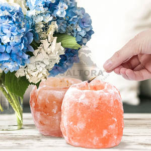 2025 mejor llegada lámpara de sal de vela del Himalaya de calidad superior a la venta - Product Image 3