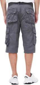 TESSUTO Short cargo de randonnée à séchage rapide pour homme Short de voyage en plein air avec poches multiples pour la pêche sportive d'aventure - Product Image 4