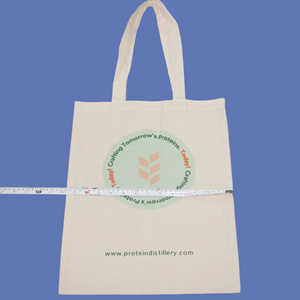 Sac fourre-tout en toile de coton de grande capacité de shopping de logo personnalisé sac cadeau durable multicolore - Product Image 4