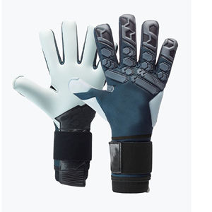 Gants de gardien de but professionnel vert néon et noir paume en latex anti-dérapant gants de gardien de football durables pour match - Product Image 6