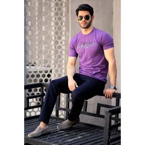 Mens MIGXY Oversize Graphic Casual T-Shirt 100% Cotton Jersey 220g Fabric Weight Designer <b>Printed</b> T-Shirts 3D Pattern - Product Image 4