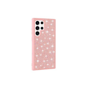 Étui en silicone brillant de luxe avec strass pour Samsung Galaxy S23 Ultra, coque de téléphone tendance avec paillettes pour modèle XR - Product Image 1