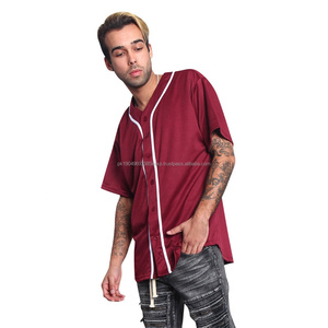 Factory Direct Supplier Baseball Jerseys 2024 New Design Custom Half Sleeve Baseball Softball Jerseys - Product Image 3