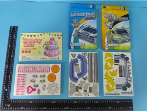 Maquette de <span class=keywords><strong>stade</strong></span> miniature en mousse 3D, kit de puzzle éducatif pour enfants et adultes, assemblage DIY - Product Image 6