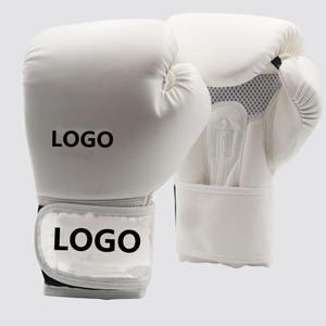 Guantes de cuero de alta calidad para boxeo, protectores de medio dedo con Logo personalizado, MMA - Product Image 2