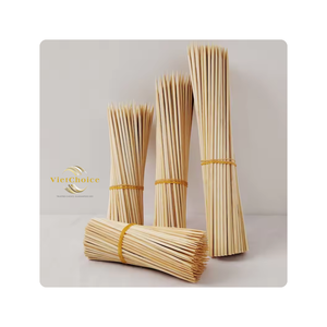 Brochettes en bambou écologiques de style minimaliste, de haute qualité et à bon prix, résistantes à la chaleur, faciles à nettoyer, saines, pour barbecue en plein air, personnalisables - Product Image 3