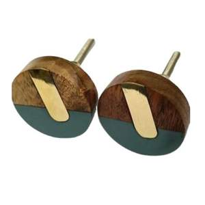 Modern Stylish Drawer Knob High Quality Wood Hot Selling Waterproof Handmade Marco Enterprises for Bedroom Bathroom Living Room - Product Image 1