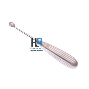 Curette à os Spratt Brun Curette à os de 17cm pour la fusion vertébrale Curette à os de 20cm Instrument orthopédique chirurgical pour la neurochirurgie et la chirurgie de la colonne vertébrale - Product Image 4