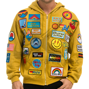 Sweat à capuche brodé avec patch personnalisé-Tissu doux et durable avec des conceptions personnalisées, idéal pour le streetwear, les équipes sportives et les marques - Product Image 1