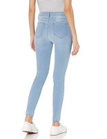 Jeans Casuales de Cintura Alta y Corte Regular para Mujer, Talla Grande, Transpirables, Ecológicos, con Abertura Lateral, Estilo Urbano, Venta al Por Mayor Personalizada