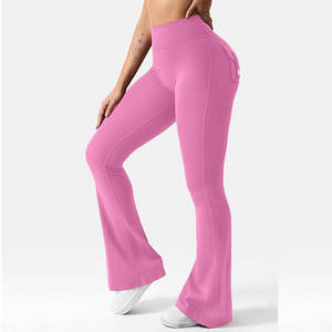กางเกงเลกกิ้งออกกำลังกายเอวสูงสำหรับผู้หญิงเลกกิ้งออกกำลังกายฟิตเนสยิมโยคะไร้รอยต่อ - Product Image 4