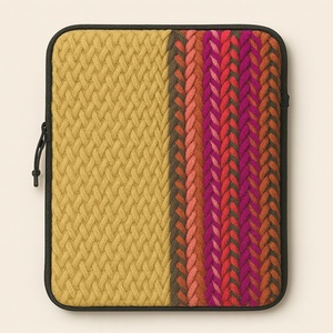 2025 Premium Blue Patterned <b>Laptop</b> Sleeve Durable Polyester Soft Inner Fleece Lining Modern Stylish Protective Case Soft - Product Image 5