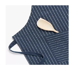 Tablier de Chef imprimé à pois de couleur rose, logo personnalisé, imperméable, 100% coton biologique, multifonction, pour le nettoyage - Product Image 6