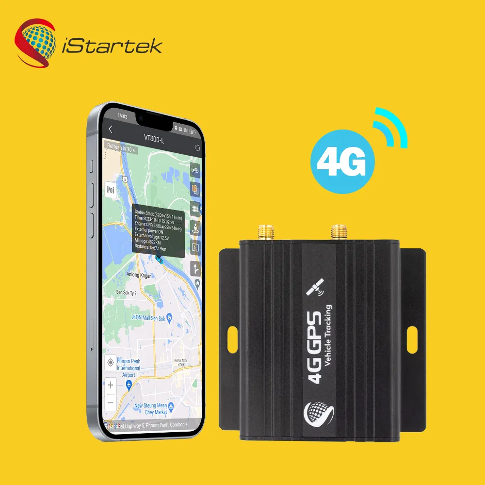 Dispositivo de monitoreo de combustible OEM LTE programable, dispositivo de seguimiento de tarjeta Sim, 4G, GPS, con cámara Can Bus