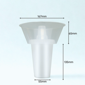 Usine d'emballage Pavico OEM ODM au Vietnam, gobelets en plastique PP personnalisés de taille 2 en 1 pour boissons et aliments (certifiés BSCI) - Product Image 4