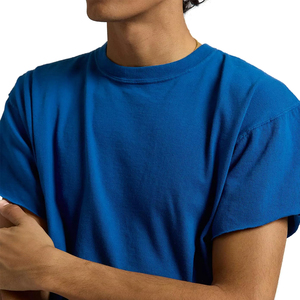 เสื้อยืดแขนสั้นผ้าฝ้าย100% พิมพ์ลายสกรีนโลโก้ตามสั่งเสื้อยืดผลิตจากผู้ผลิต - Product Image 3