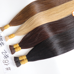 Gran Stock de extensiones de cabello virgen de alta calidad, fácil de aplicar, reutilización, cutícula alineada a granel, cabello humano vietnamita Remy, trama única - Product Image 3