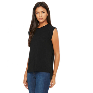 Ropa de gimnasio transpirable para Fitness, correr al aire libre, logotipo personalizado, camiseta ligera de algodón para mujer, informal de alta calidad - Product Image 5