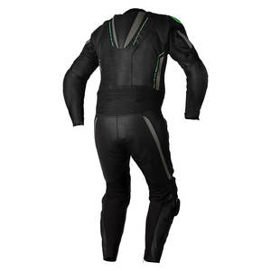 Combinaison de moto en cuir de course pour hommes avec manches pré-incurvées et protection des genoux CE - Product Image 3