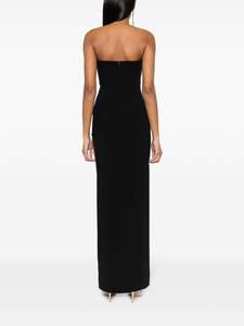 Vestidos de noche de mujer de alta calidad, elegantes, hasta el suelo, sin mangas, bordado a mano, detalles de cuentas de cristal disponibles para - Product Image 5