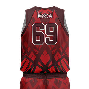 Conjuntos de uniformes de baloncesto profesionales Ropa deportiva hecha en fábrica Tallas grandes Transpirable Secado rápido Logotipo personalizado y color en stock - Product Image 4