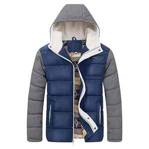 Chaquetas acolchadas de invierno para hombre de la mejor calidad, transpirables y resistentes al viento con impresión OEM personalizada de Tallas grandes - Product Image 1