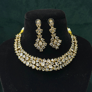 Gargantilla Conjunto de collar Multi Full Starcut Piedra Latón Hecho a mano Bodas Compromisos Aniversarios Fiestas Gran idea de regalo - Product Image 1