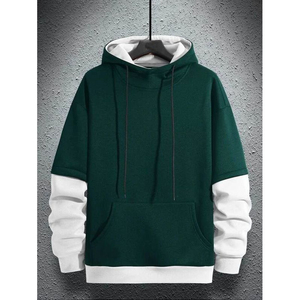 Suministro directo de fábrica Hombres 100% Algodón Slim Fit Regular Sudadera con capucha Streetwear Muestra gratis con servicio OEM para el invierno - Product Image 5