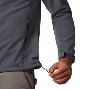 Chaqueta Softshell cómoda de moda para hombres Chaqueta Softshell de nylon de poliéster para hombres para adultos - Product Image 3
