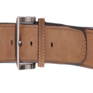 เข็มขัดหนังวัวแท้หัวเข็มขัดโลหะผสมสังกะสีแบบกำหนดเอง  โลโก้ลำลอง แฟชั่นสำหรับผู้ชาย เหมาะสำหรับกางเกงยีนส์หรือกางเกงทั่วไป - Product Image 4