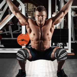 New Design High Elastic Knee Support Pads Outdoor Sports Protector Power Lifting Knee Wrap - Product Image 5