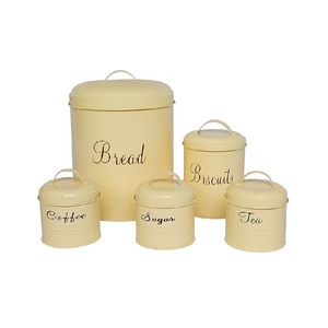 Gold Plated Metal Canister Round Shape Handmade Designer Set Of Three Classic Stylish Wholesale Luxury New Metal Canister - Product Image 4