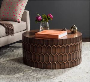 Luxury design aluminum coffee <b>table</b> brass wholesale for office home restaurant living room garden decoration made in india 2023 - Product Image 6