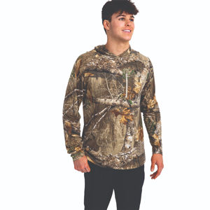 Realtree เสื้อมีฮู้ดผ้าไผ่แขนยาวลำลอง, เสื้อแนวสตรีทแวร์ผ้าฝ้าย100% น้ำหนักเบาแห้งเร็วเป็นมิตรกับสิ่งแวดล้อม - Product Image 4