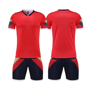 Uniforme de Fútbol para Hombre, Conjunto de Camiseta de Fútbol de Manga Corta, Uniforme de Fútbol para Adulto, Camiseta de Fútbol Azul para Niño, Diseño Personalizado con Logotipo - Product Image 3
