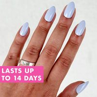 Kit de manucure instantanée avec faux ongles à coller, qualité salon, forme amande moyenne, 42 ongles non toxiques, vente en gros