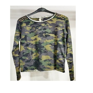 Camiseta de algodón 100% con cuello redondo para mujer, camiseta informal de estilo veraniego de longitud corta de punto, Material de Jersey de Modal alto con logotipo de patrón estampado - Product Image 2
