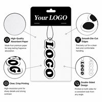 Échantillons Gratuits de Désodorisants de Voiture en Papier, Différentes Senteurs, Désodorisant de Voiture Personnalisé à la Vanille avec Logo