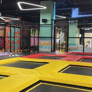 Terrain de jeux intérieur commercial américain de grande taille de 2000 m², équipement de sport, parcours d'obstacles <span class=keywords><strong>Ninja</strong></span> Warrior, parc de trampolines pour enfants - Product Image 5