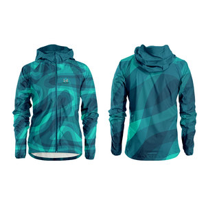 Conjunto de Chaqueta Deportiva Ligera de Poliéster Tejido, Cortavientos, Impermeable, Reflectante, para Hombre, con Contraste de Color - Product Image 3