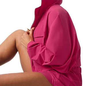 Custom Vintage Sports Windbreaker Jacket Unisex High Neck Nylon Lightweight Breathable Windproof Quick Dry Casual Style 2026 - Product Image 4