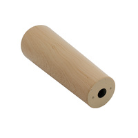 Pieds de meubles universels en plastique couleur bois de 6 po, pieds coniques en plastique grain de bois de 5/16 po pour canapé, fauteuil et chaise