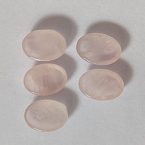 Cabochon ovale en quartz Rose naturel 14x10mm, cabochon ovale en quartz rose pour la fabrication de bijoux cabochon en pierre libre - Product Image 3