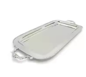 Vente chaude et plateaux décoratifs en aluminium de service uniques pour une utilisation à domicile disponibles dans des conceptions personnalisées à des prix raisonnables - Product Image 1
