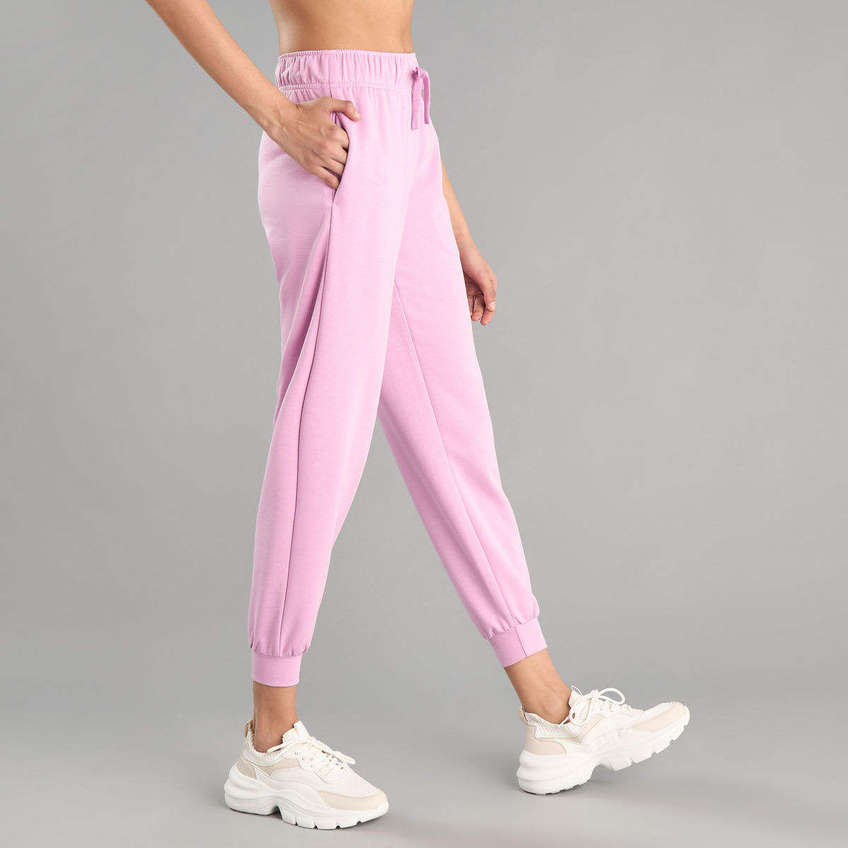 Custom Logo Ladies Joggers Jogging Tracksuit Bottoms Pants With High  Quality Material Pink Color Women's Pants and Trousers