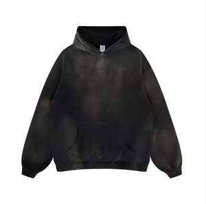 เสื้อฮู้ดผ้าซักกรดของผู้ชายผ้าคอตตอน100% แห้งเร็วระบายอากาศได้ดีสำหรับฤดูหนาวโลโก้ออกแบบได้ตามต้องการ - Product Image 4