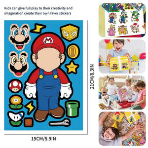 Pegatina Decorativa de PVC de Super Mario Bros, Pegatina de Vinilo de Dibujos Animados para Decoración del Hogar y Regalos Promocionales - Product Image 5
