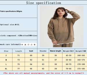 380gsm 100% algodón invierno High Street Vintage lavado hombres cremallera secado rápido transpirable Regular Fit costura Logo personalizado Sudadera con capucha - Product Image 5