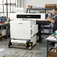 Imprimante DTF professionnelle A1, machine d'impression avec 2 têtes d'impression I1600 pour l'impression personnalisée sur t-shirts et vêtements par transfert thermique
