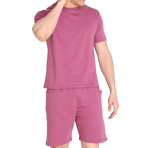 Nuevo Conjunto de Shorts Casuales Transpirables para Hombre, Camiseta de Manga Corta y Shorts de Color Sólido, Conjunto de Shorts Cómodos para el Verano, Ropa Urbana 2027 - Product Image 1